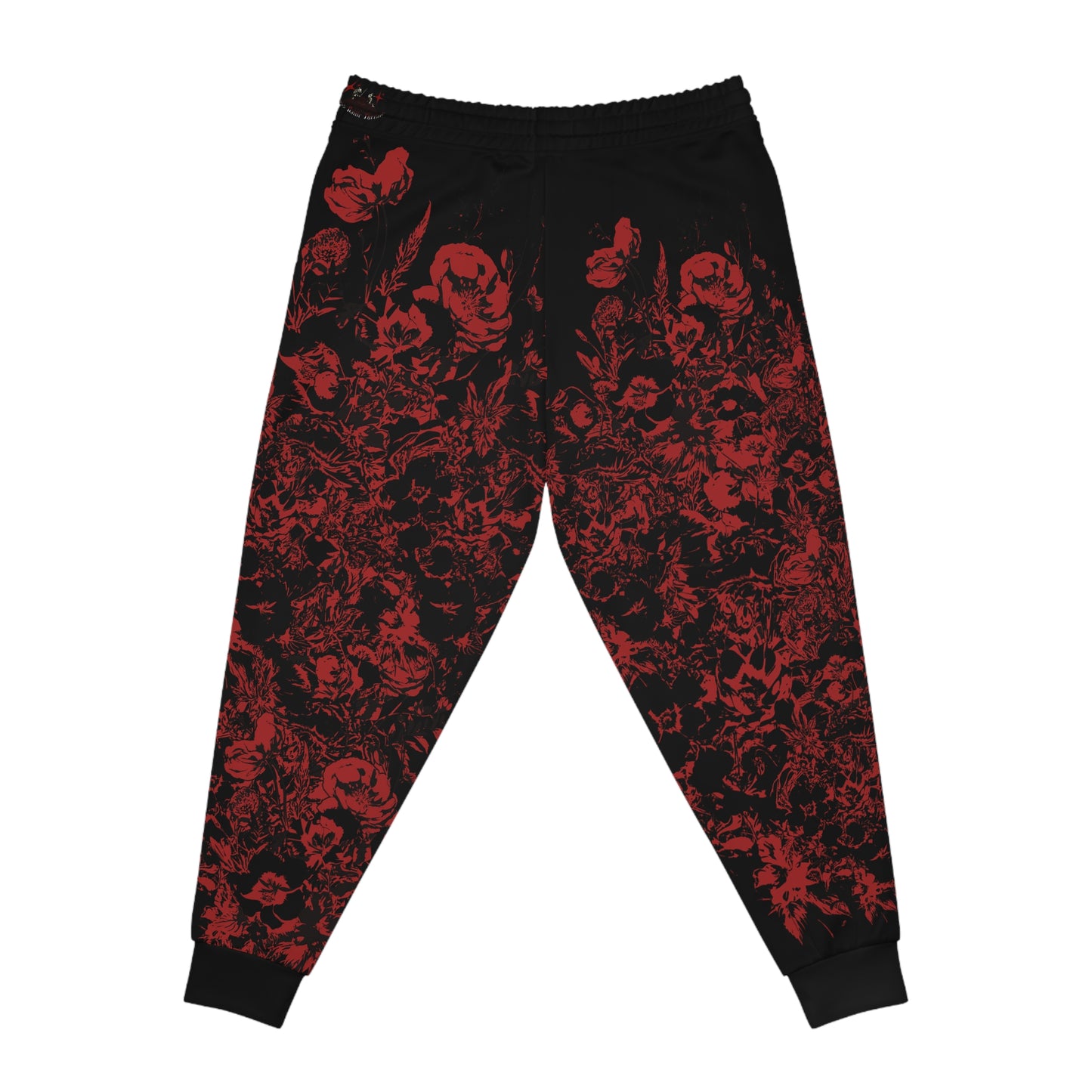 Red Flower, Athletic Joggers